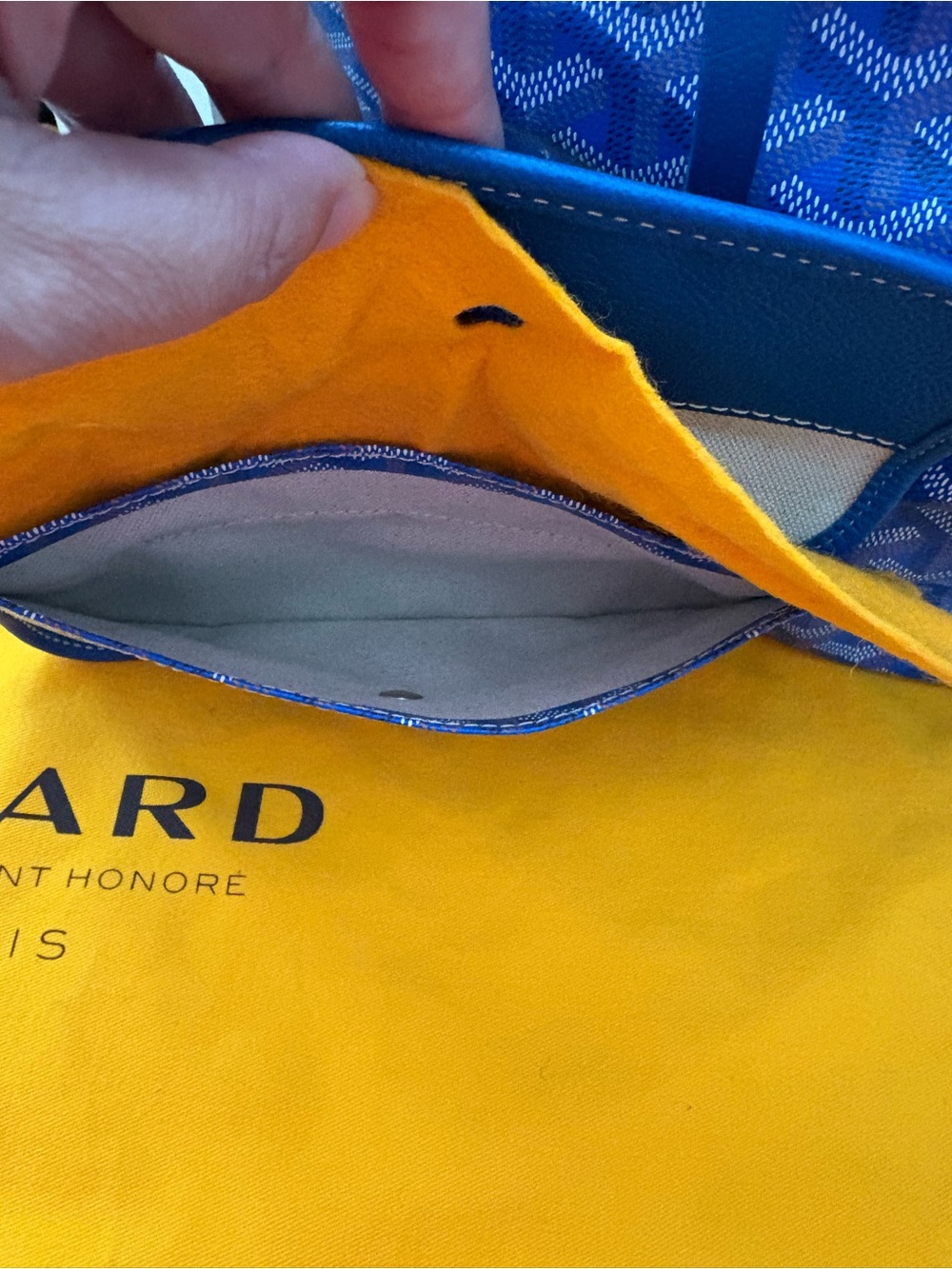Goyard Bohème Hobo PM in Sky Blue, Full Set - Picture 15 of 16